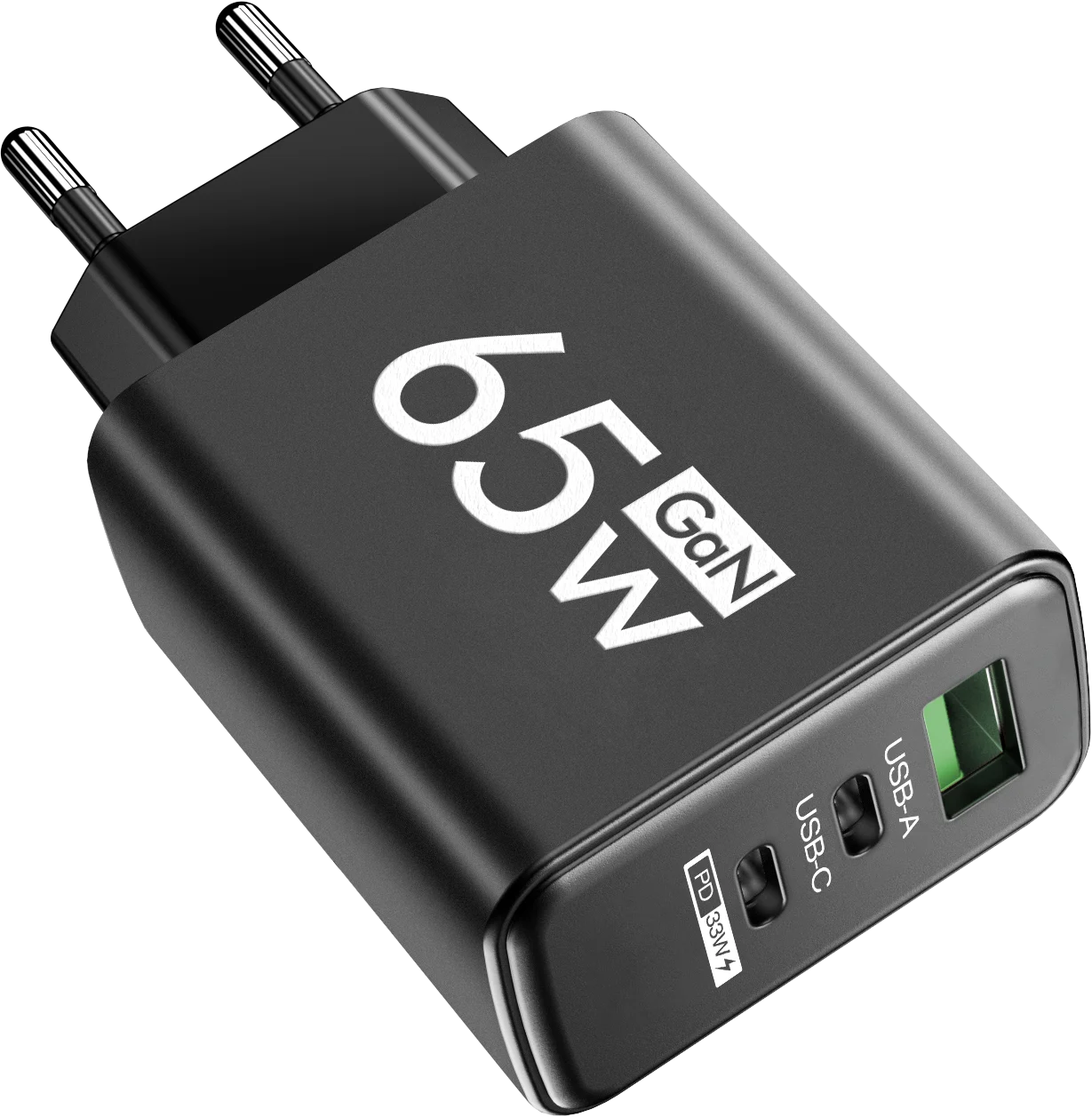Cargador rápido GaN de 65 W, USB tipo C PD QC3.0. Accesorio