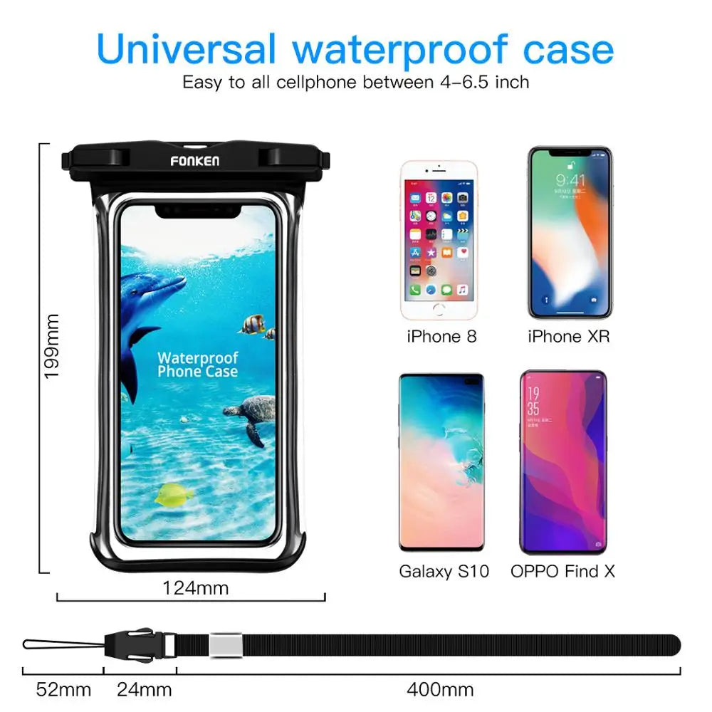 Funda impermeable FONKEN para Movil. Accesorio