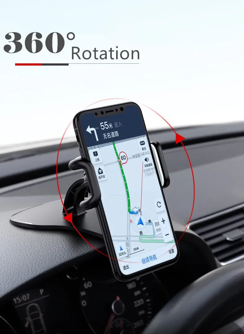Soporte universal para teléfono móvil de coche, giratorio 360°. Accesorio