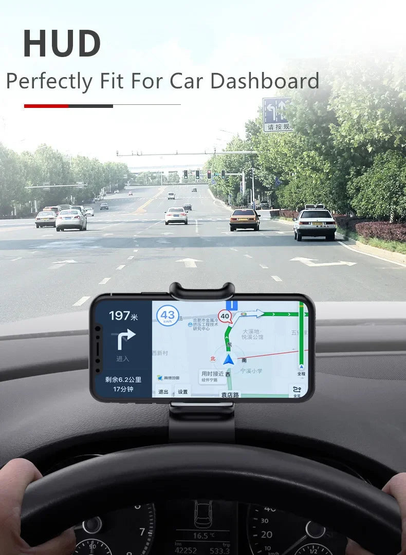 Soporte universal para teléfono móvil de coche, giratorio 360°. Accesorio
